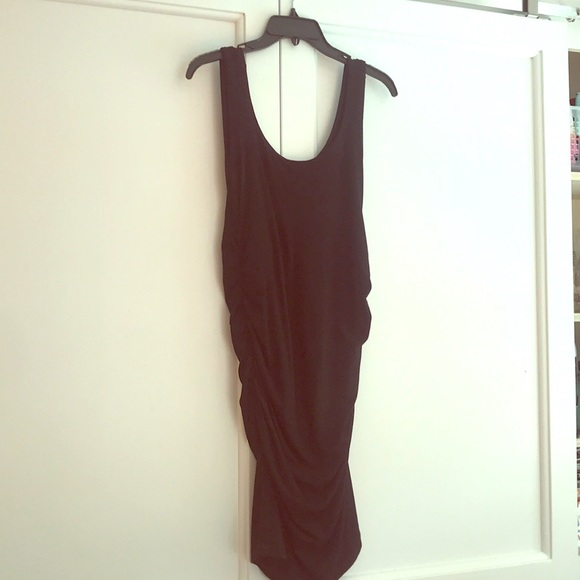 Isabella Oliver Dresses & Skirts - Isabella Oliver Black Sleeveless Maternity Dress